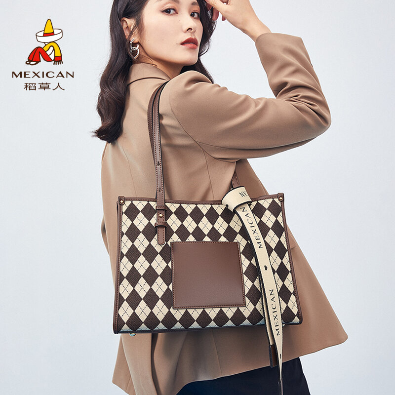 Mexican Bag Women's Handbag Brand Women's Bags Fashion Special-Interest Fancy Commuter Bag Shoulder Bag Tote Bag