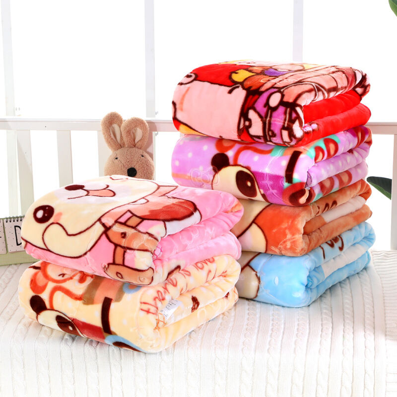 Children's Blanket Cartoon Baby Stroller Cover Blanket Adult Leg Blanket Wedding Supplies Kindergarten Blanket