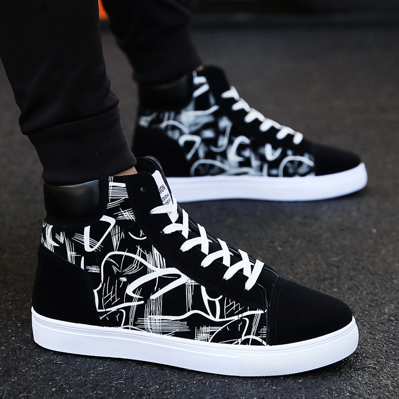 Woman Sneakers Version of High-top Shoe Student Men Shoe 2022 New Casual All-match Canva Shos Men Shos Fashion Trend Sports Shoe