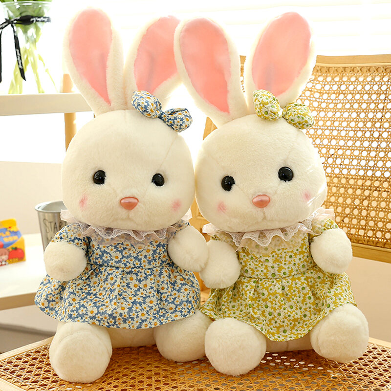 Rabbit Plush Toy Doll Cute Bunny Doll Korean Simulation Little Bunny Teenage Girl's Romance Doll Small Girl