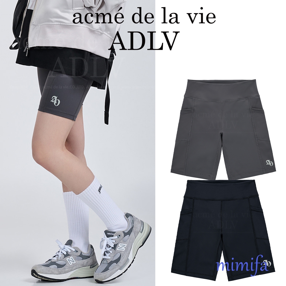 acme de la vie adlv SYMBOL LOGO BIKER SHORTS