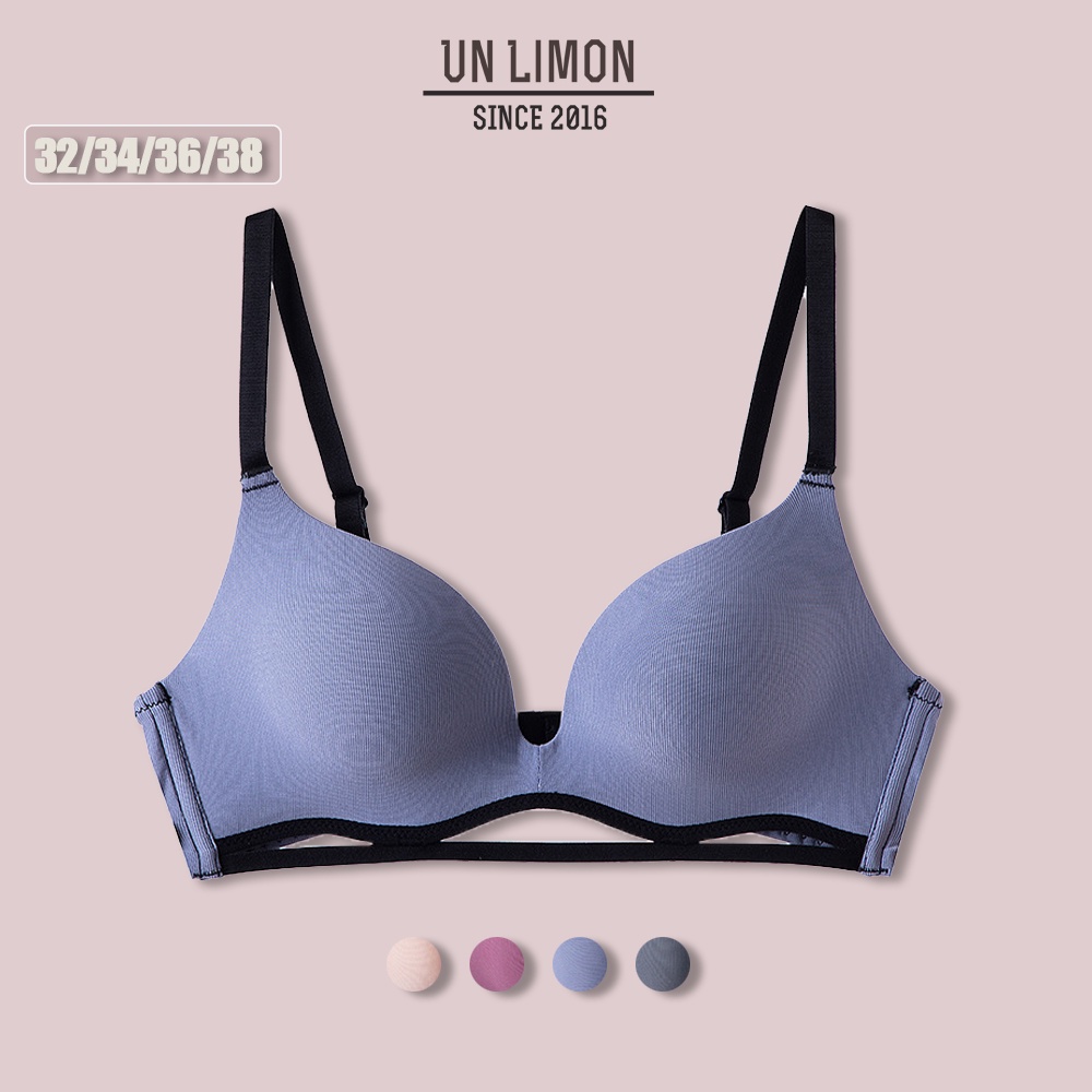 UNLIMON Women Push Up Bra Korea Fashion Soft Sports Underwear Female  Seamless Lingerie