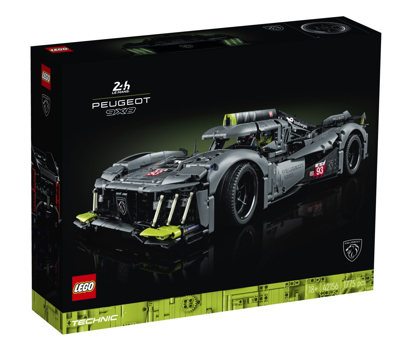 LEGO 42156 Technic: PEUGEOT 9X8 24H Le Mans Hybrid Hypercar