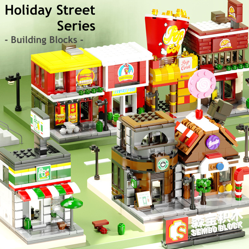 Lego Compatible Sembo Block Street Series Nano Toys