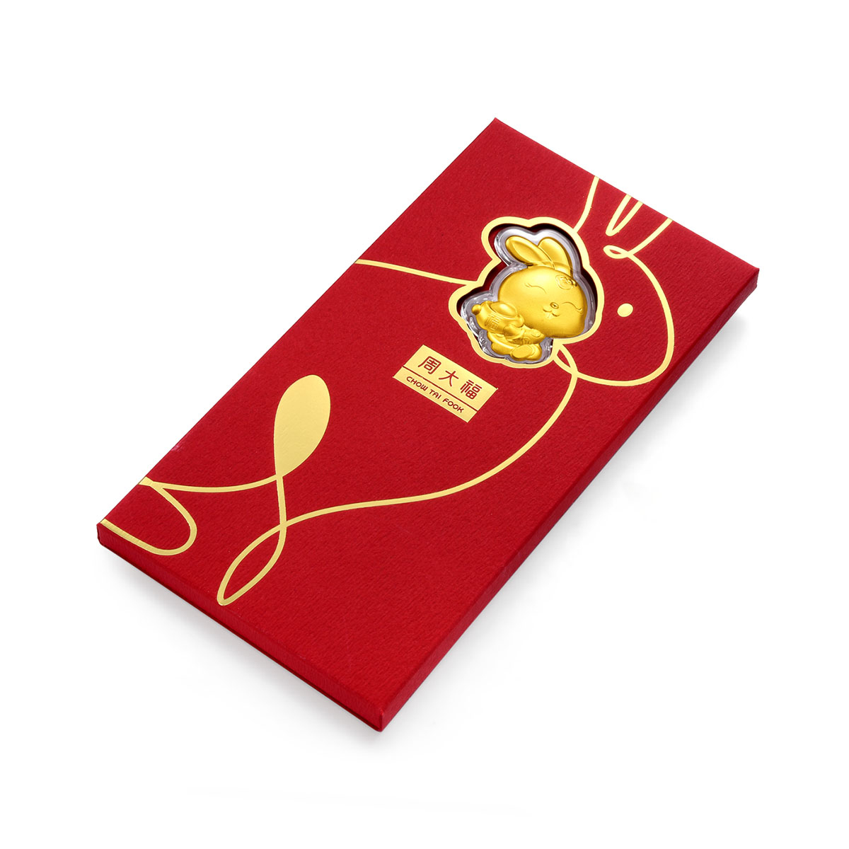 CHOW TAI FOOK 999.9 Pure Gold Coin - Zodiac Year of Rabbit R32866