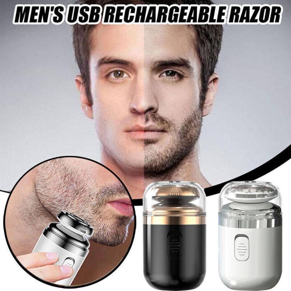 DNOPMA SHOP High Quality Washable Razor Metal Portable 2 In 1 Mini Electric Shaver Men Razor Nose Shaver Hair Trimmer