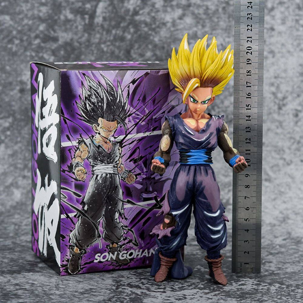 DISFUNNY Gifts For Kids Super Saiyan Doll Toys Car Ornament Desktop Decorations Collection Toy Figures Anime Model Action Figures Son Gohan Action Figures PVC Model Toys Figurine Model