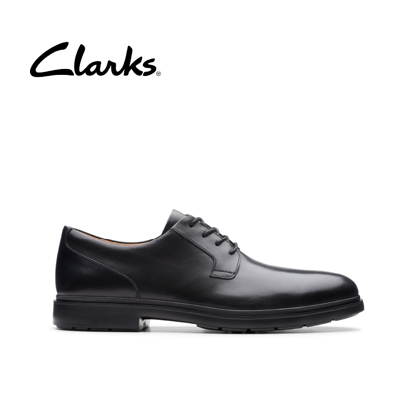 Clarks Un Tailor Tie Black Mens Dress
