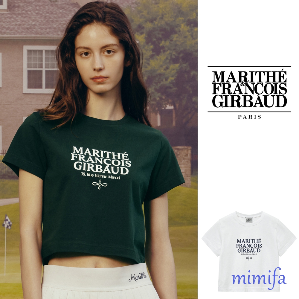 MARITHE MOUVEMENT W AEROCOOL CROP TEE T-SHIRTS