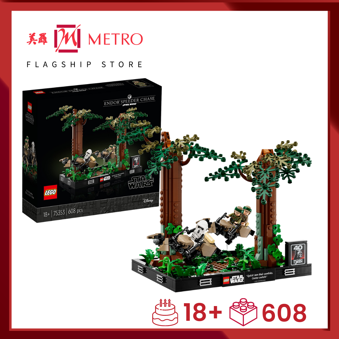 LEGO Star Wars Endor™ Speeder Chase Diorama 75353