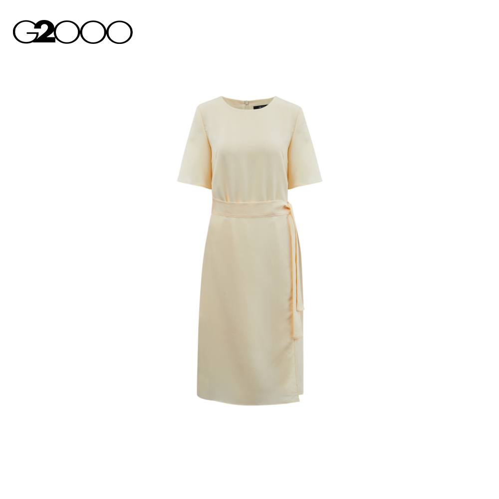G2000 Women Diana Polyester Crinkle Crepe Wrap Dress