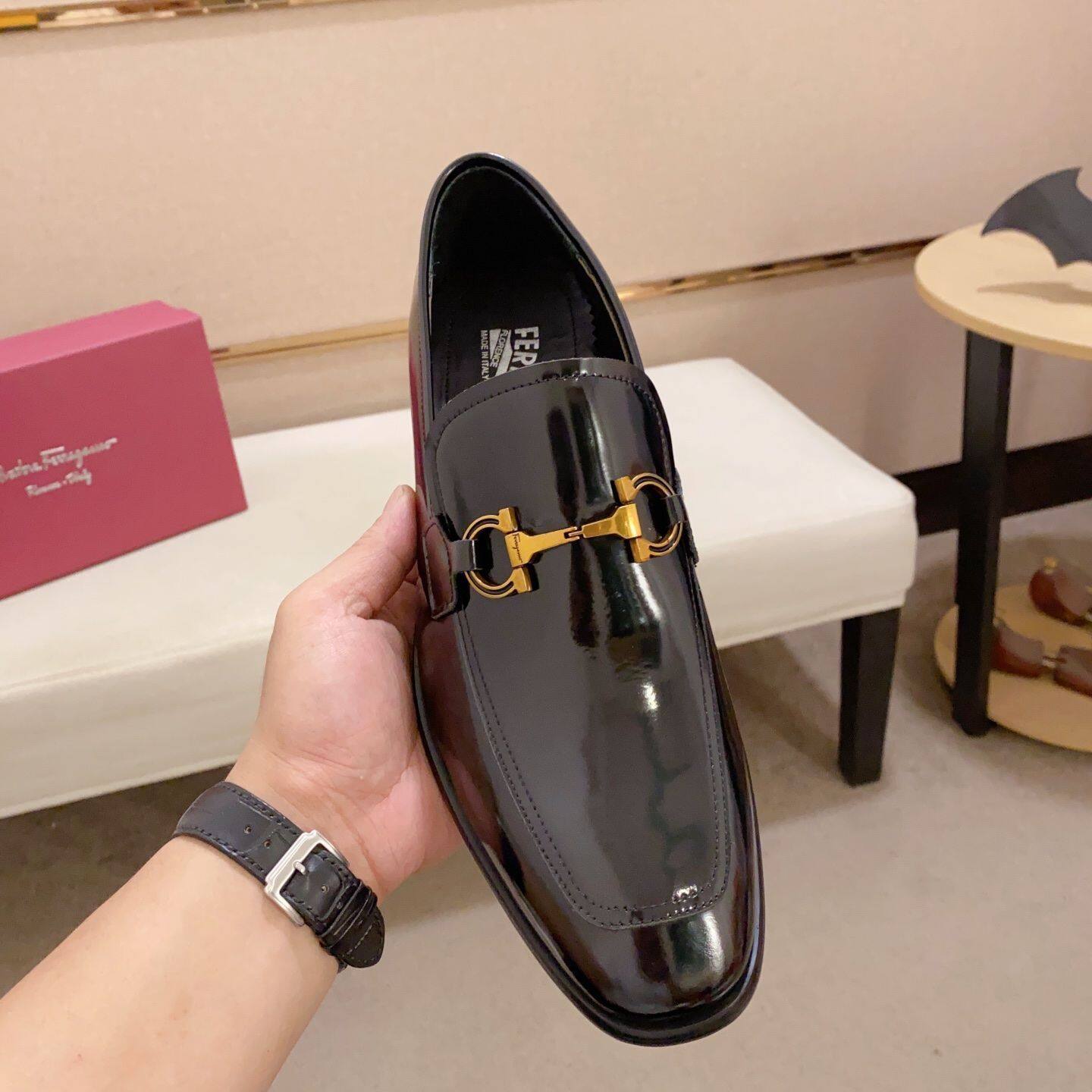 [IN STOCK] Ferra Men's High-end Business Casual Leather Shoes