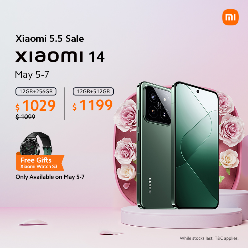 [NEW LAUNCH] Xiaomi 14 12GB+256GB/12GB+512GB, Leica Summilux Optical Lens/75mm floating telephoto lens/Snapdragon 8 Gen 3 chipset