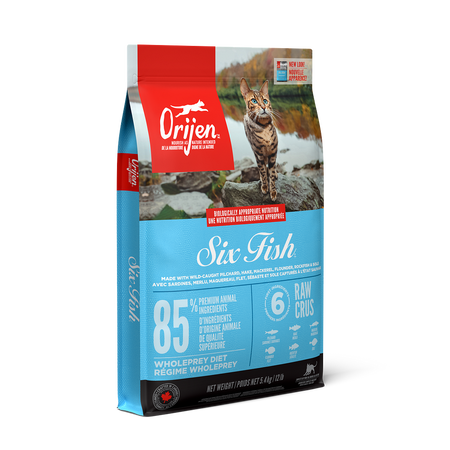 Orijen Six Fish Cat Dry Food 5.4kg