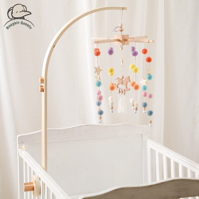 Maternal And Child Supplies Baby Bed Bell Room Decoration The Birds Fluid Bed Baby Bed Accessories Wooden Bed Bell Baby Toys new2023