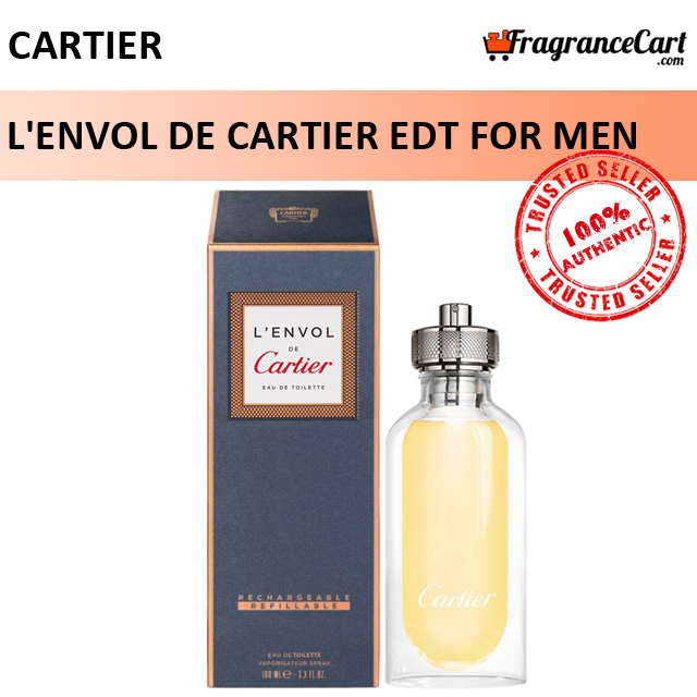 Cartier L'Envol de Cartier EDT for Men (100ml) Eau de Toilette [Brand New 100% Authentic Perfume/Fragrance]