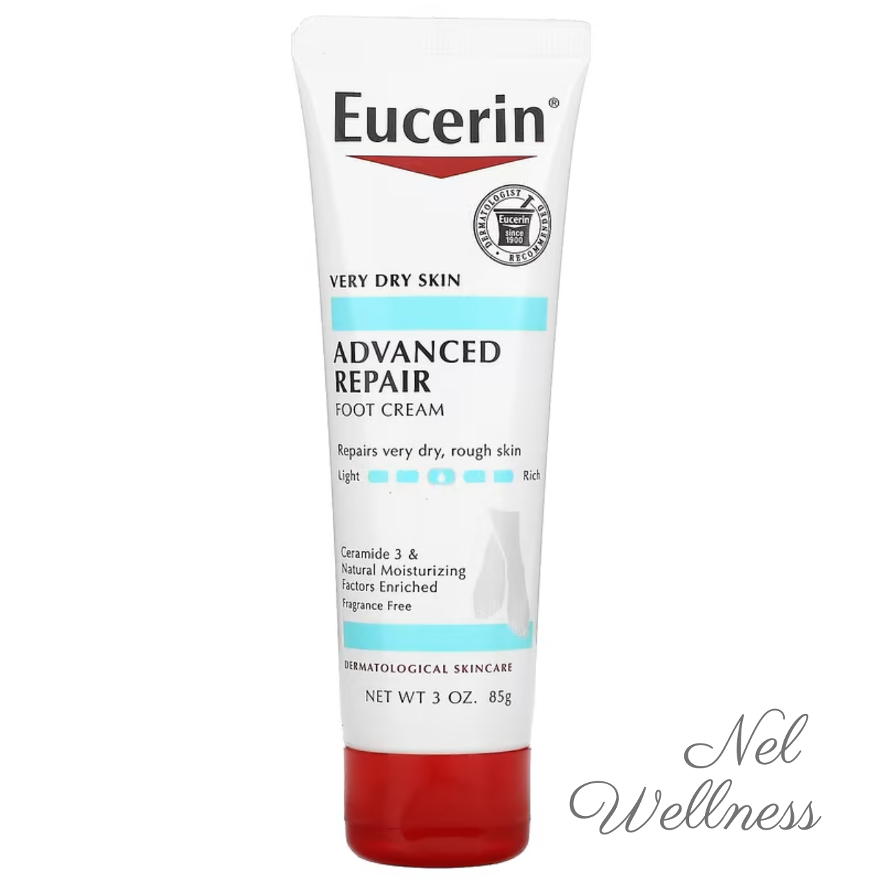*Moisturize & Repair Dry Skin* Eucerin Advanced Repair Foot Cream 3oz / 85g Leg Skincare Moisturizer Moisturiser Lotion