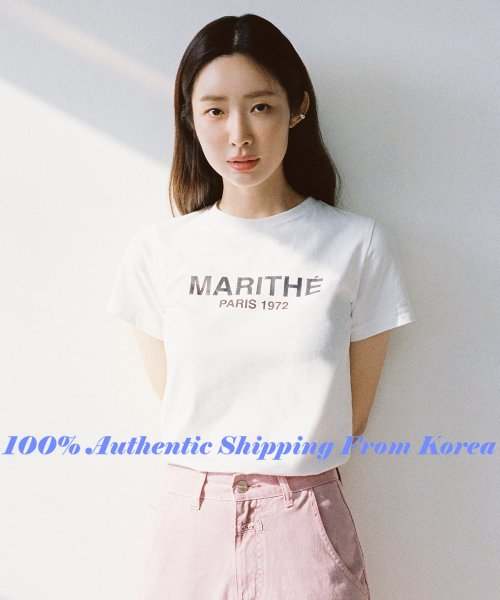 Tee Logo Regular W Authentic 100％ ] Girbaud Francois [marithe