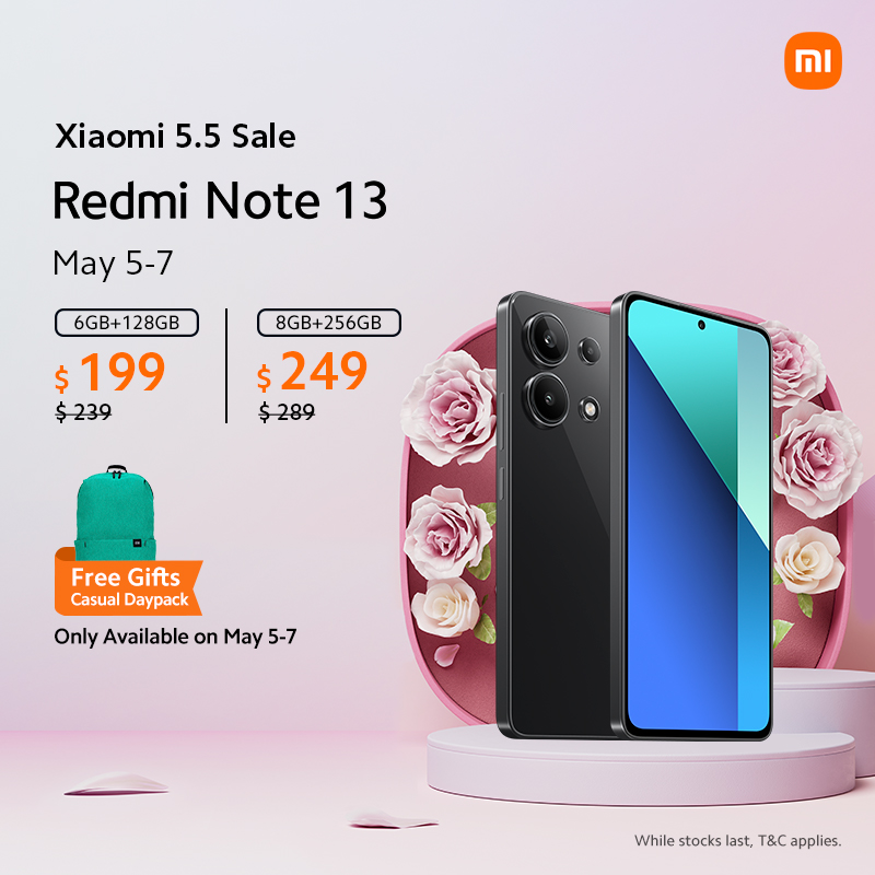 [NEW ARRIVAL] Redmi Note 13 8+256GB | 1 year local warranty