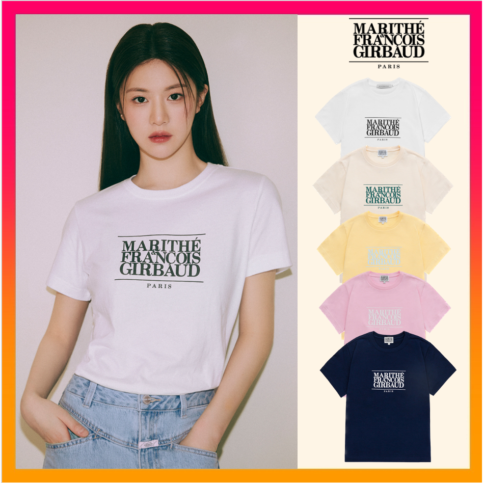 [JENNIE's Pick] MARITHE FRANCOIS GIRBAUD W Classic Logo Tee Women's T-Shirts - 6 Colors (2024 New)