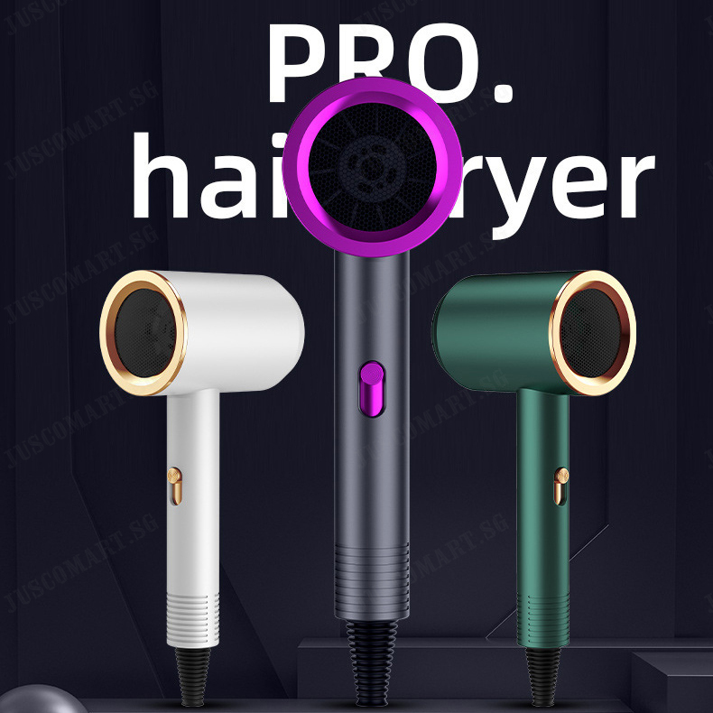 juscomart Blue light high efficiency hair dryer with low noise