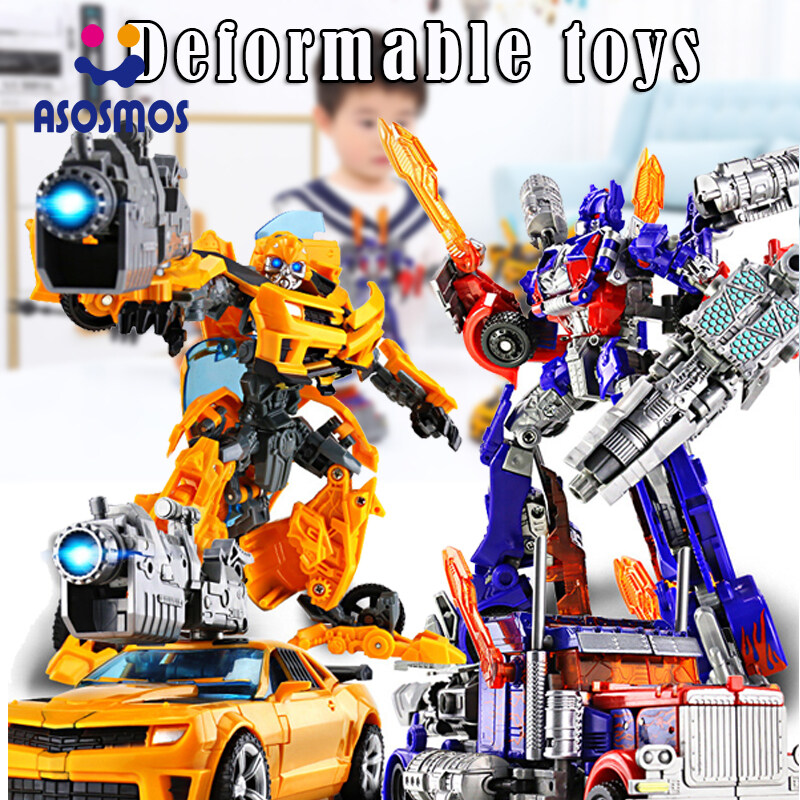 ASM Transformation Car Robot Toys Tyrannosaurus Triceratops Optimus Prime Bumblebee Collection Action Figure Gift For Kids