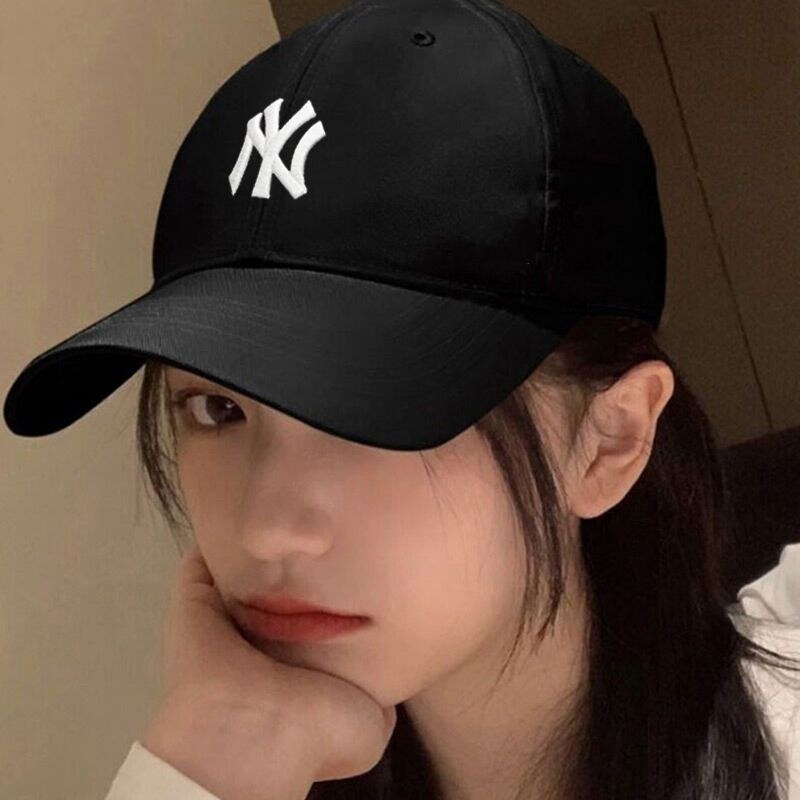 ORIGINAL MLB Han edition show face small male and female in same hat la web celebrity fashion cap the yankees fashion popular logo NY baseball cap