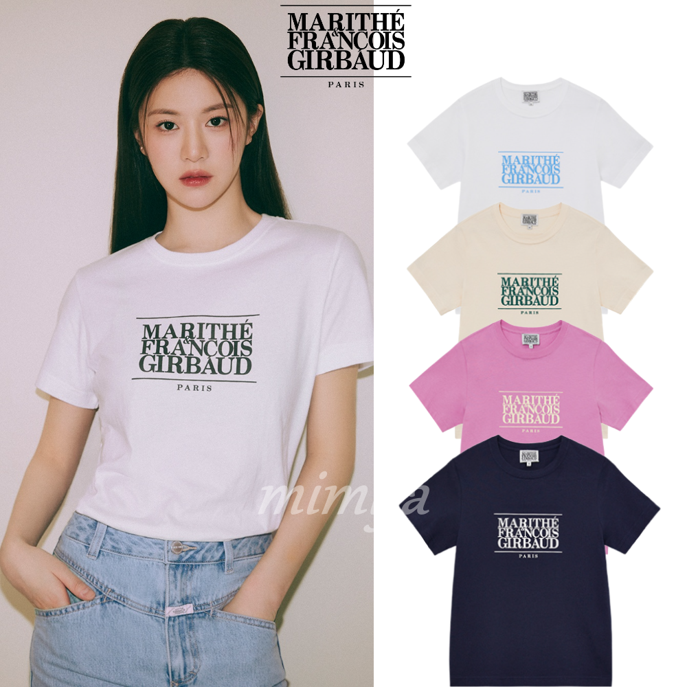 [MARITHE FRANCOIS GIRBAUD ] 100％ Authentic W CLASSIC LOGO TEE