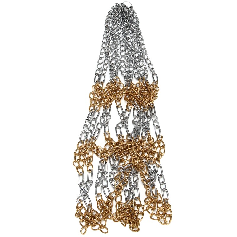 Basketball Classic Sport Steel Chain Basketball Net Outdoor Galvanized Steel Chain Durable Basketball Target Net