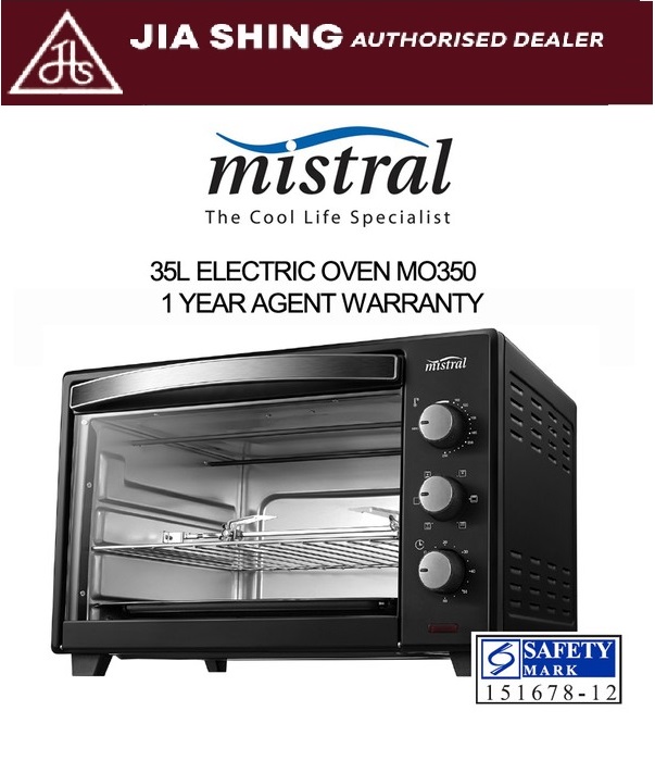 Mistral 35L Electric Oven, Basic + Rotisserie + Convection Function (MO350)
