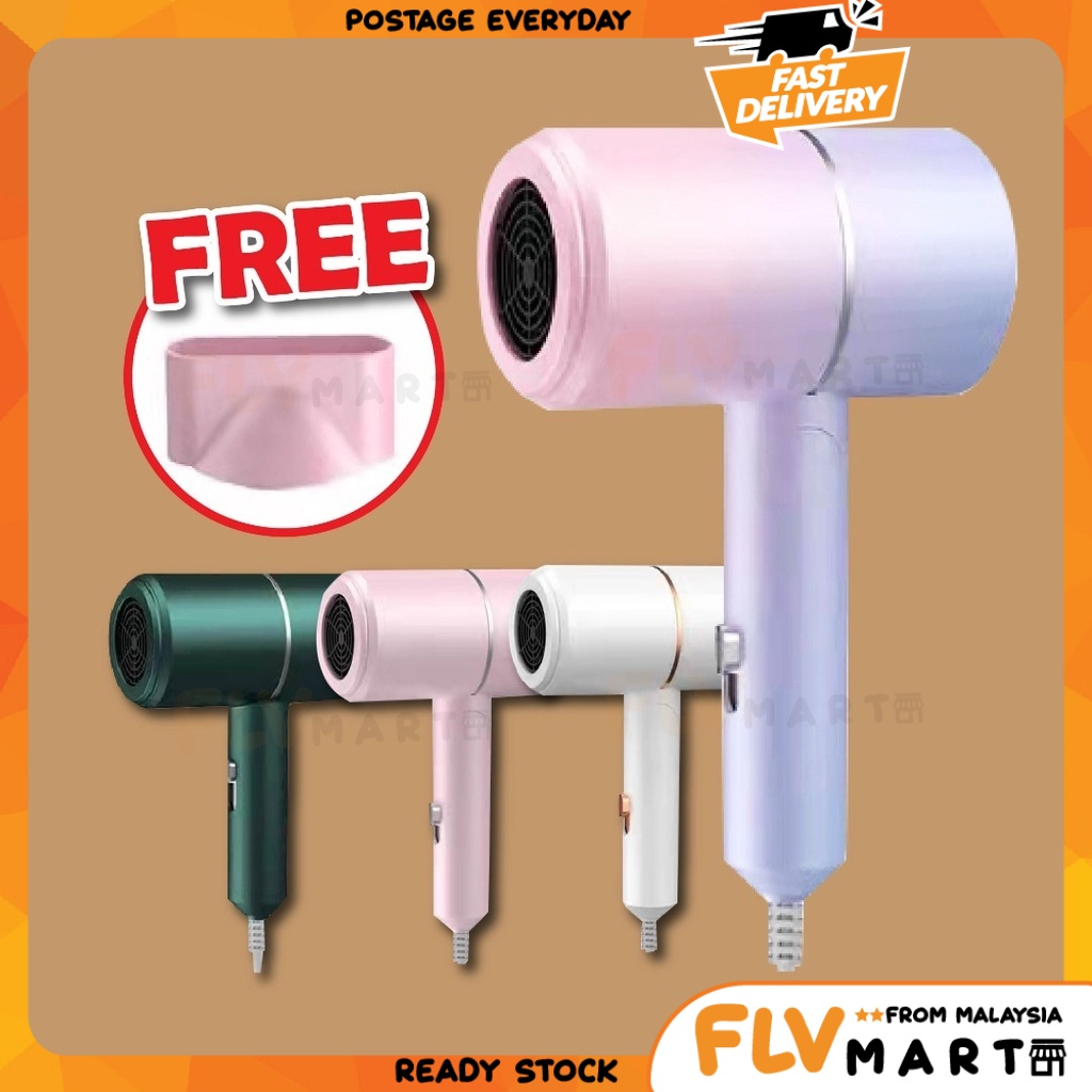 hair dryer salon blue-ray ion hair dryer hot cold wind blue light negative ionic blower dry electric hair dryer 颜值迷你吹风筒