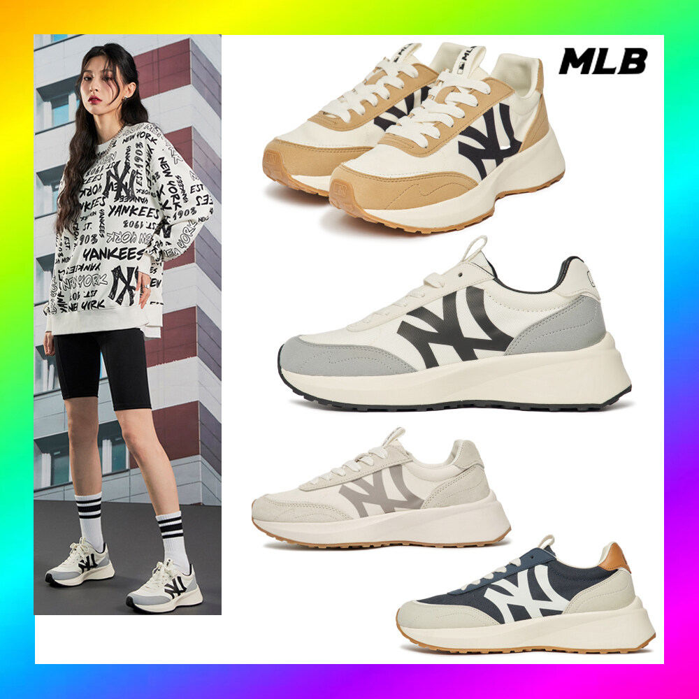 MLB Korea Unisex Sneakers Shoes Chunky Jogger 4Colors