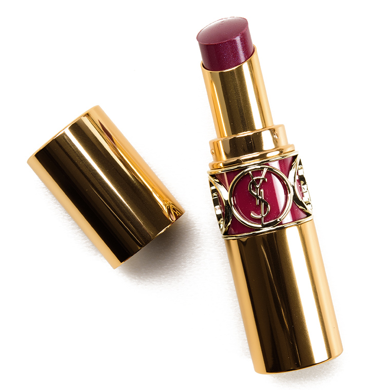 YSL Rouge Volupte Shine Oil-in-Stick Ready to care & Shine Lip Colour 90 Plum Tunique