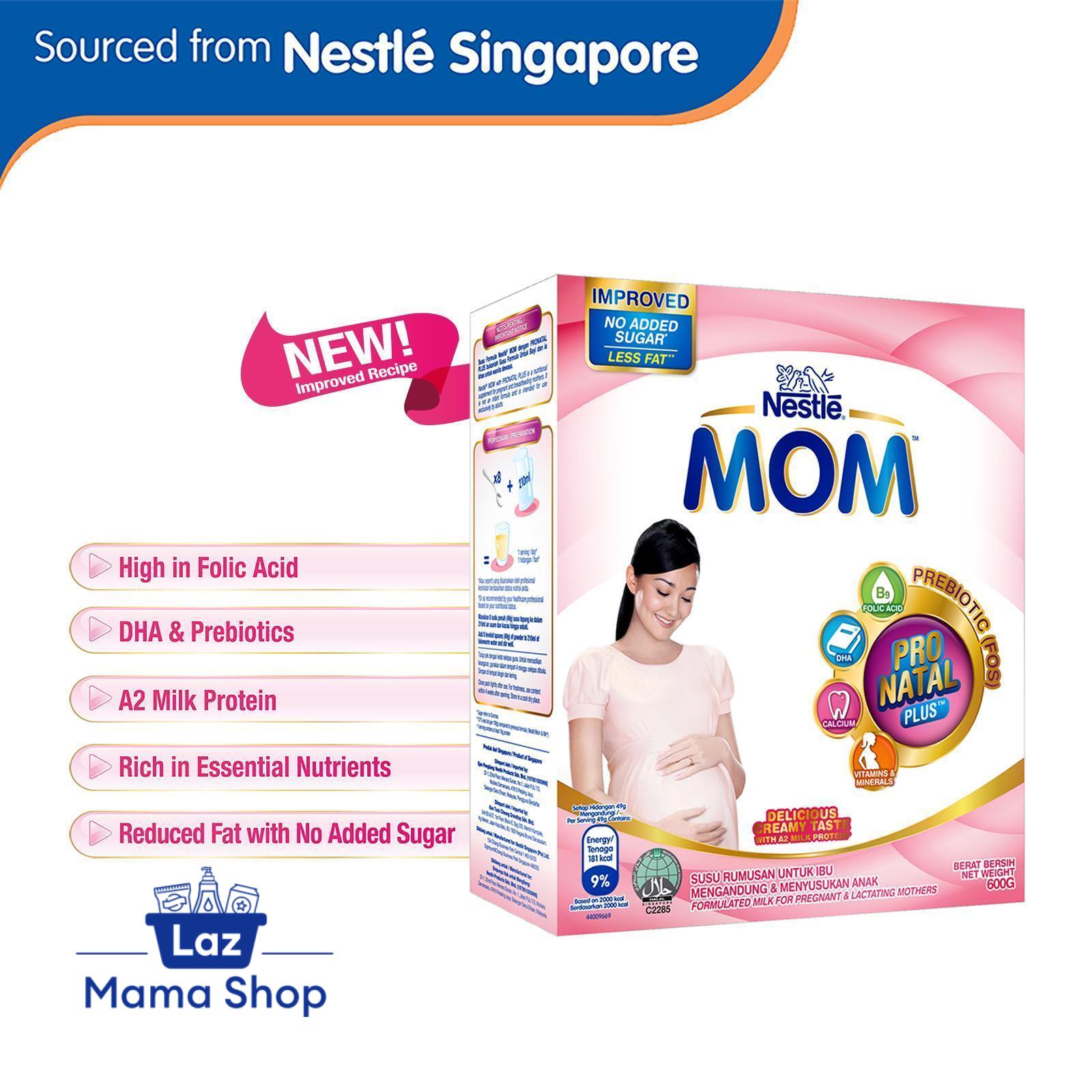 NESTLE MOM & ME Maternal Supplement 600g Milk Powder (Laz Mama Shop)