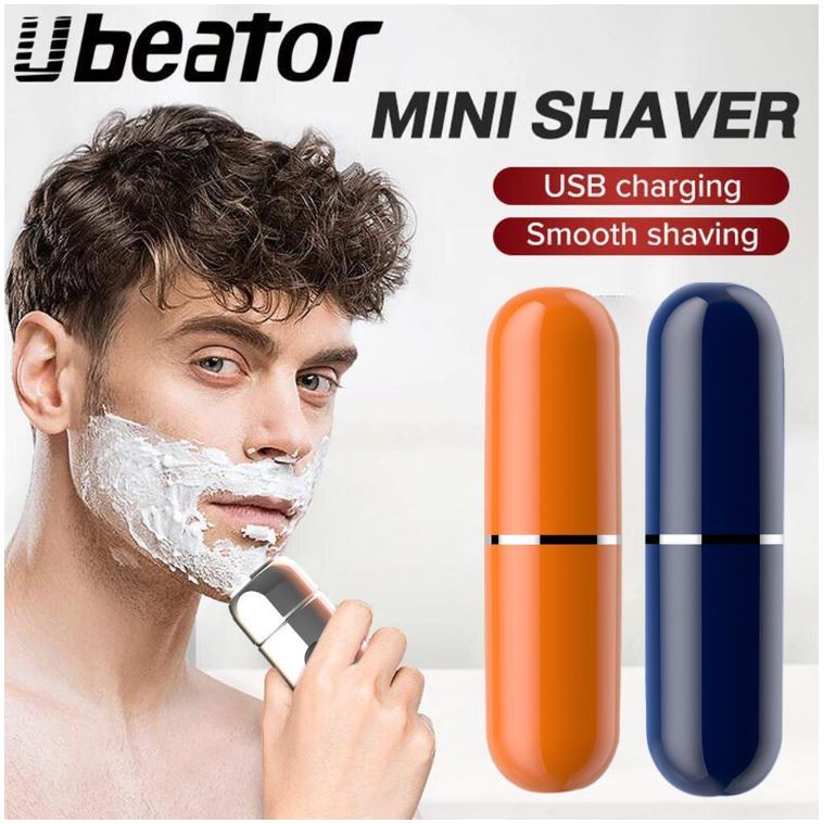 Mini Shaver Electric Rechargeable Portable Washable GiftXP Men Beard X4D0