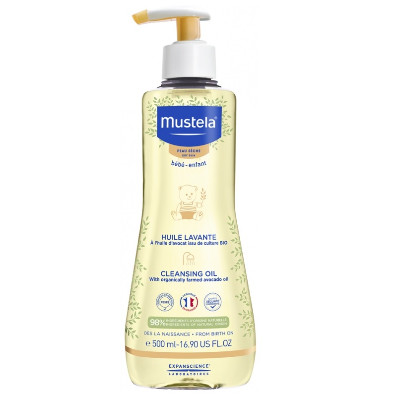Mustela Baby-Child Cleansing Oil Dry Skin 500ml
