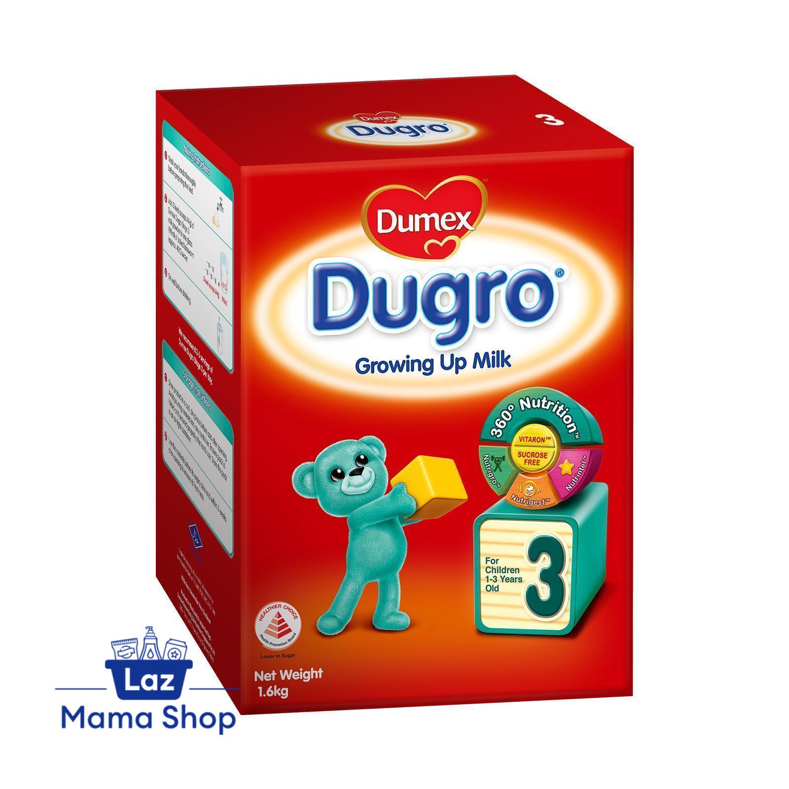 Dumex Dugro Growing Up Kid Milk Formula Stage 3 (2 X 800G) (Laz Mama Shop)