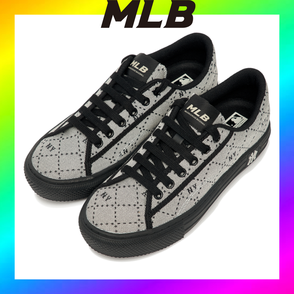 MLB Korea Unisex Play Ball Lux Jacquard DIA Monogram Sneakers 2Colors