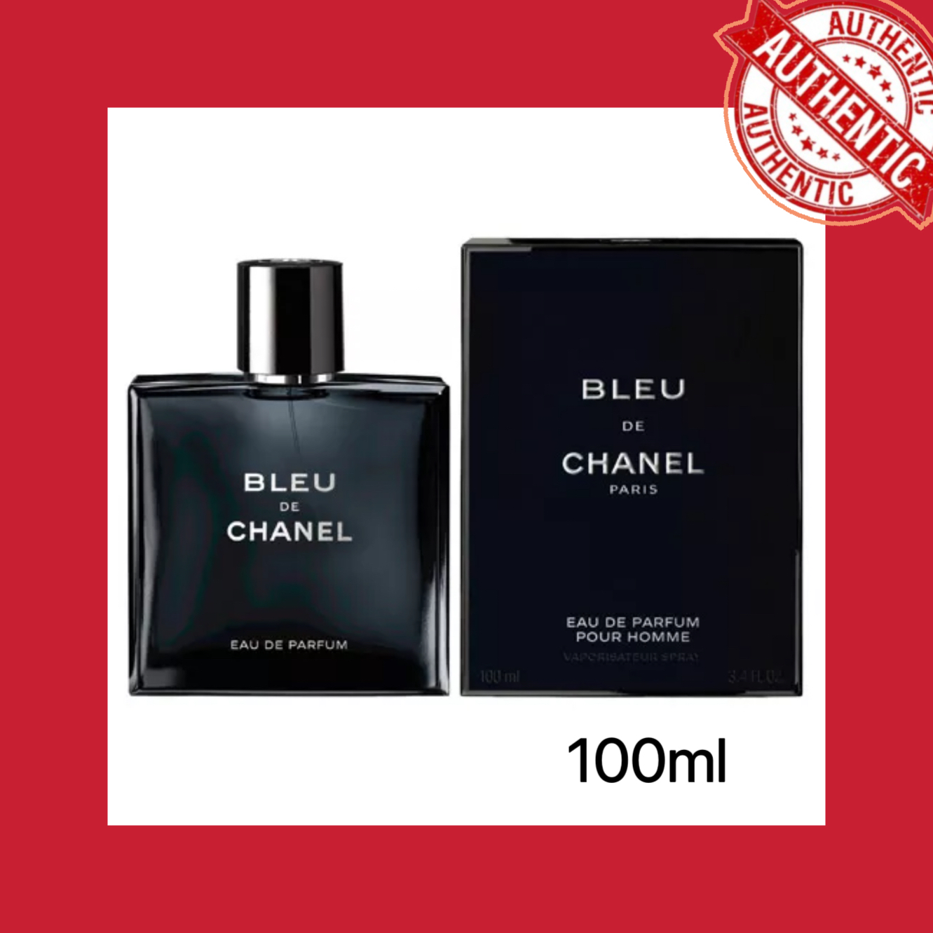 Bleu EDP 100ml for men - [ Eau de Parfum | Fragrance | Perfume | Brand new 100% original ]