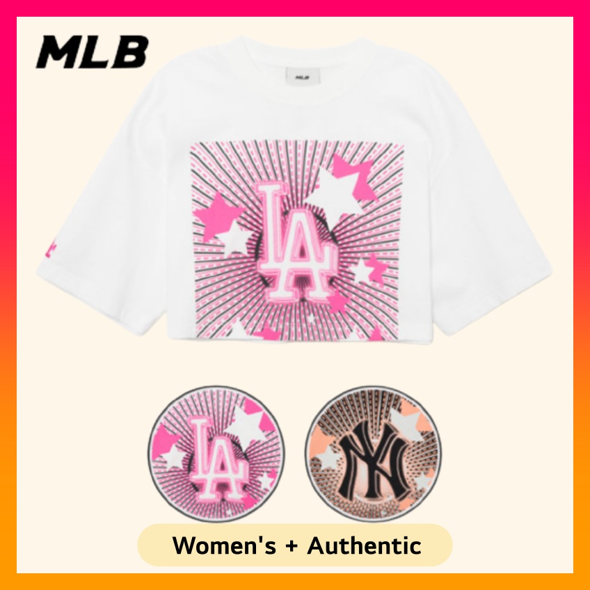 MLB Neon Festa Crop Women's T Shirts - 2023new