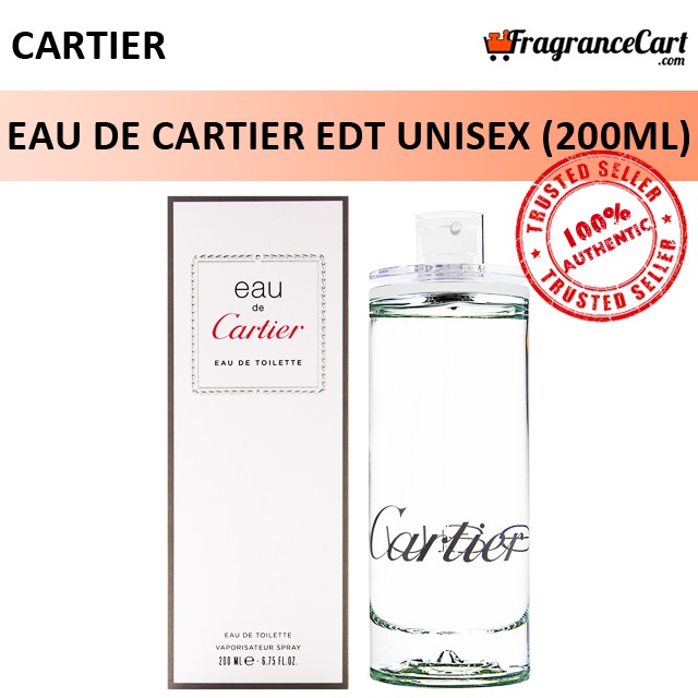Cartier Eau de Cartier EDT for Unisex (200ml) Eau de Toilette Men Women [Brand New 100% Authentic Perfume/Fragrance]