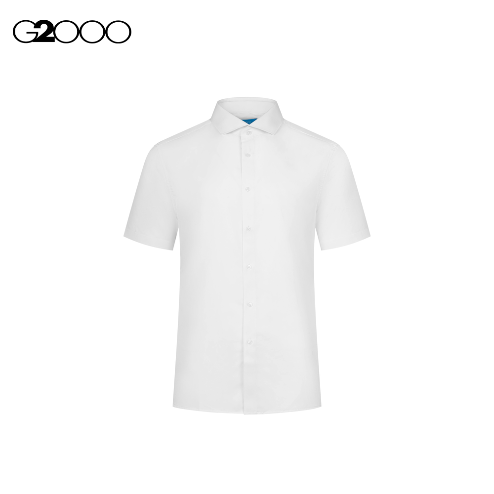 G2000 Men Dry Light Sweat-Wicking Polyester Poplin Dress Shirt