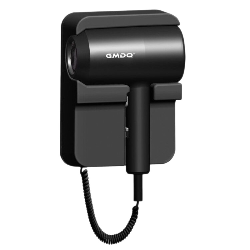 GMDQ Hot&Cold Wind Blow Hair Dryer Electric Wall Mount Bathroom Hotel Negative Ion Blower with USB Bracket