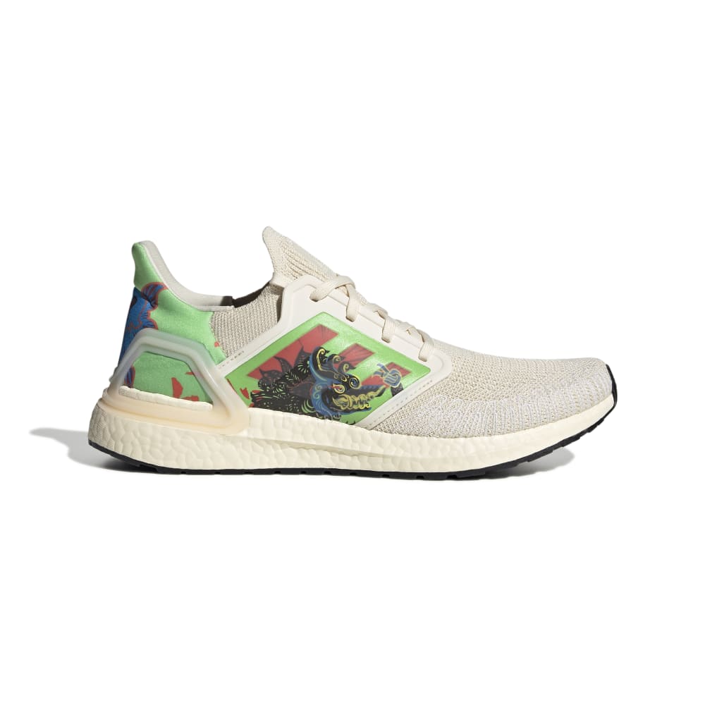 Adidas Ultraboost DNA SEA City Pack - Men Running Shoes (Wonder White/Screaming Green) GX8805