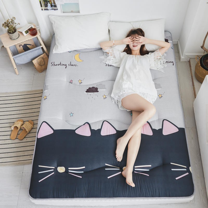 Japanese-style mattress Student dormitory bed mattress bedroom high and low single soft mattress double bed foldable washable elasticity non-deformation breathable mattress universal mattress in all s