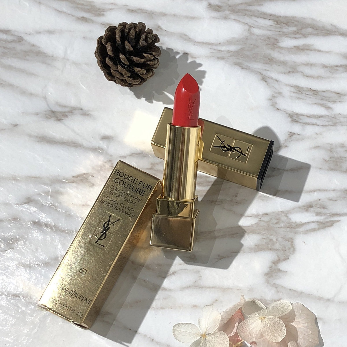 YSL Rouge Pur Couture Pure Colour Satiny Radiance 50 Rouge Neon