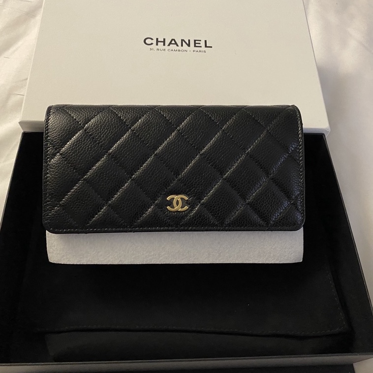 [PRE-ORDER] Chanel Classic Wallet on Chain Caviar with GHW