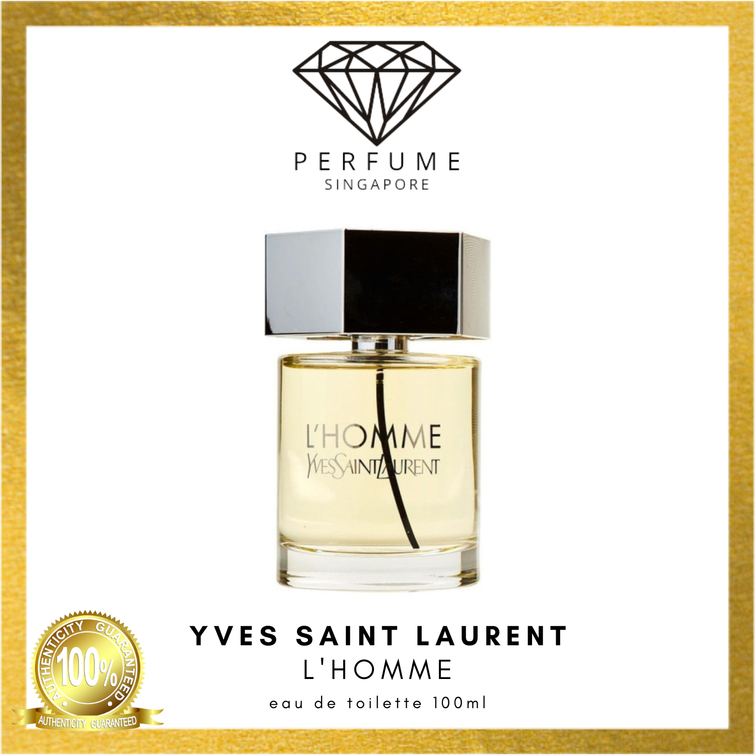 Yves Saint Laurent - YSL L'Homme 100ml EDT - 100% Authentic Premium Fragrances by Perfume Singapore