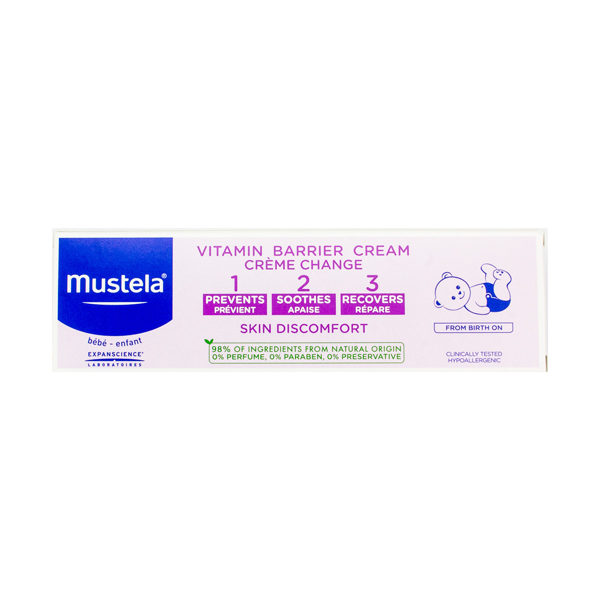 Mustela Vitamin Barrier Cream 123 100ml