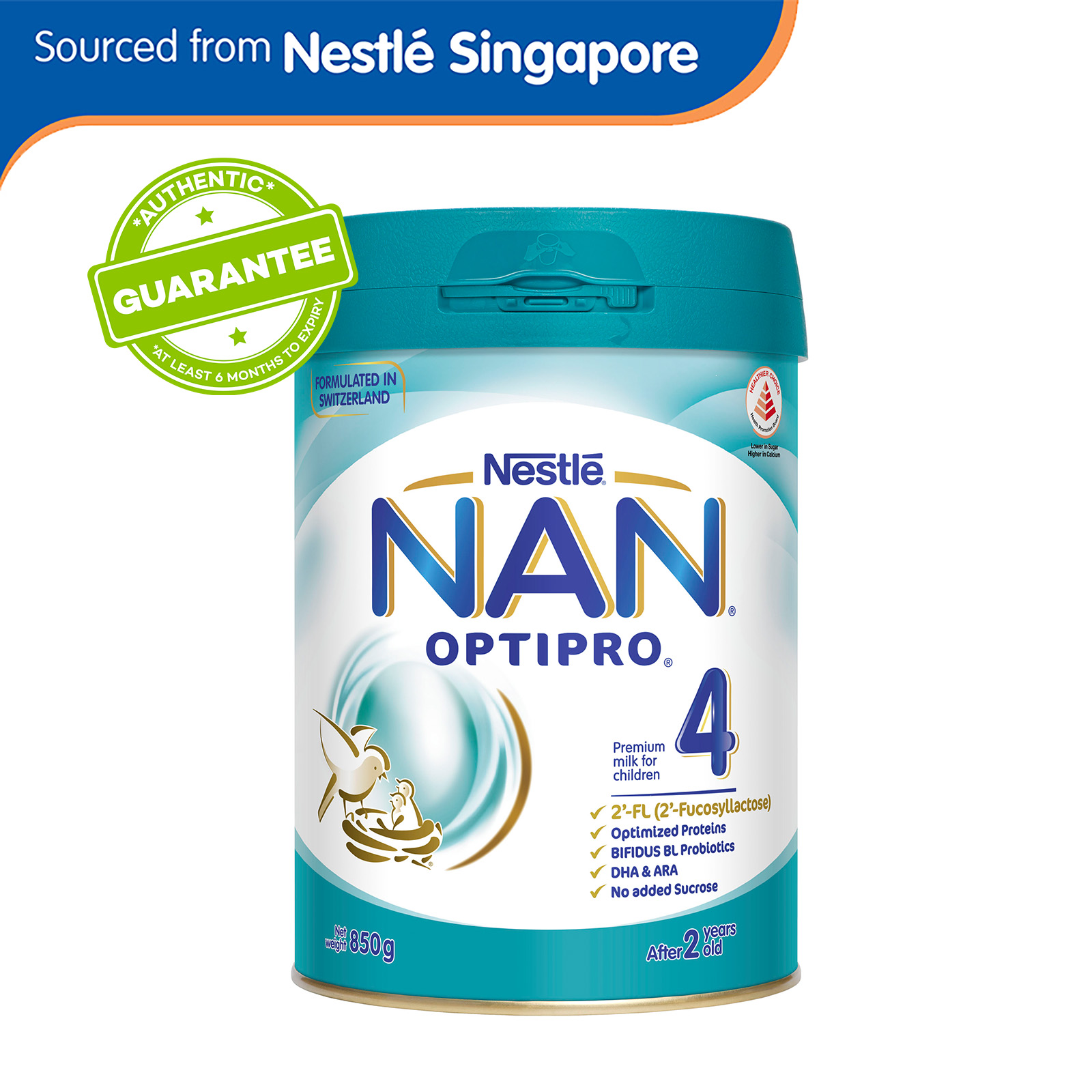 Nestle NAN Optipro Stage 4 Growing Up Milk 850g - From 24 Months